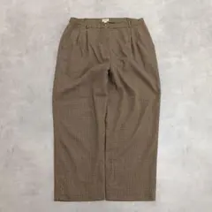 L.L.Beanエルエルビーンクラシック千鳥格子ウール混タックパンツM274のサムネイル