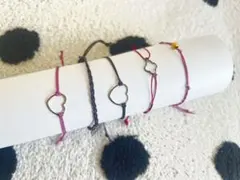 ブレスレット　ミサンガ　マクラメ編み　ハンドメイド