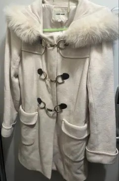LAISSE PASSE ファー付きダッフルコート 38