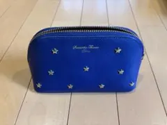 Samantha Thavasa 青いスタッズポーチ