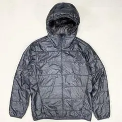 極美品✨00s モンベル サーマラップパーカ メタリックグレー 光沢 Y2K