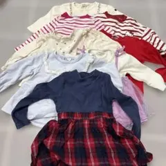 女の子向け　長袖・ワンピース　まとめ売り　90cm
