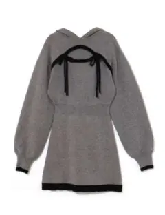 ANDMARY Adele ribbon tank gray - メルカリ
