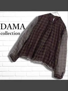 美品　DAMA collection ダーマコレ クション　 シルクブラウスのサムネイル
