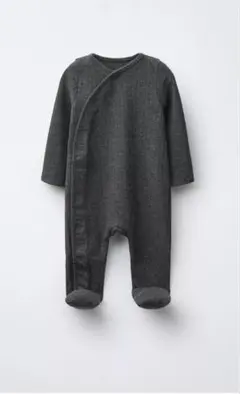 メランジニットロンパース