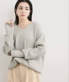 LE CERCLE par rope' Vネックプルオーバー