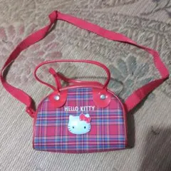 Hello Kitty チェック柄ハンドバッグ