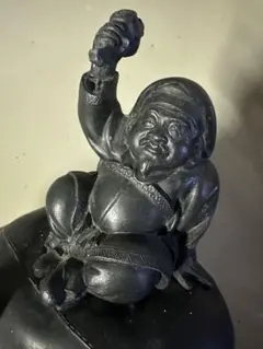 大黒天 貯金箱 金属製 置物