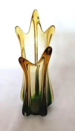 K852 Vintage 1970's アブストラクト アートグラス 花瓶 K852 Vintage 1970's アブストラクト アートグラス 花瓶 - メルカリ