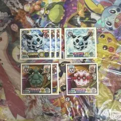 ポケモン　シール烈伝7枚　オニゴーリ　クヌギダマ　フォレトス