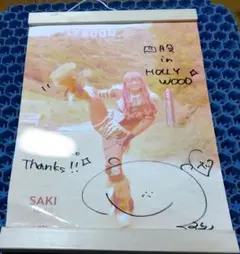SAKI(colors)直筆 サイン入りポートレート 木枠付き