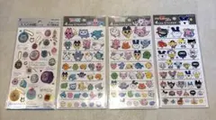たまごっち 4枚セット 4size STICKER 大人の図鑑シール