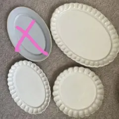 こうめっち様専用　カネコ小平　リンカココ　オーバルプレート