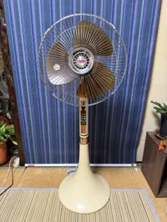 昭和レトロ 扇風機 ナショナルF-35VZR 希少色 ブラウン - メルカリ