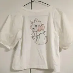 ディズニー　マリー　Tシャツ　バックプリント