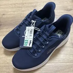 【新品未使用】SKECHERS ネイビー スニーカー 9.5（27.5cm）