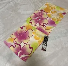 花柄浴衣単品 ピンクオレンジ
