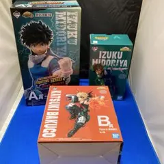 僕のヒーローアカデミア フィギュアセット 一番くじ A賞B賞 緑川出久 爆豪勝己