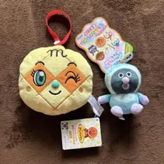 アンパンマン メロンパンナ あかちゃんばいきんまん ティッシュカバー ぬいぐるみ