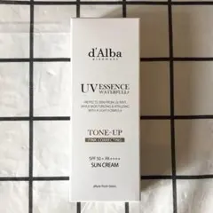 【新品未使用】ダルバ トーンアップサンクリーム ピンク 化粧下地