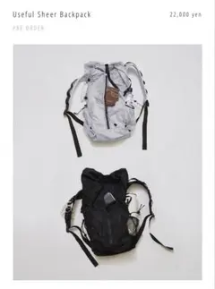 TODAYFUL Useful Sheer Backpack アイスブルーのサムネイル