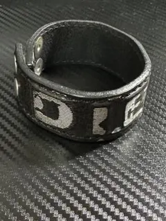 DIESEL ブラックレザー バングル y2kのサムネイル