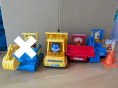 アンパンマン くるまだいすき工事車両セット　他