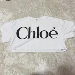 Chloe クロエ Tシャツ カットソービッグ ロゴ プリント ショートスリーブのサムネイル