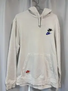 NIKE プルオーバーパーカー ホワイト Lサイズ