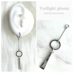 チャーム　シンプル　シルバー　サークル