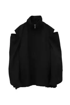トップス HeRIN.CYE Feels flared zip tops Black HeRIN.CYE Feels flared zip tops Black - メルカリ