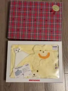 【ギフトボックス•新品】Miki House ミキハウス バスポンチョセット
