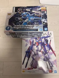 MGνガンダムバージョンカトキ　新品＋素組み＋ダブルフィンファンネル　セット MGνガンダムバージョンカトキ 新品＋素組み＋ダブルフィンファンネル