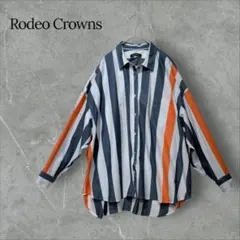 Rodeo Crowns ストライプシャツ 長袖 オーバーサイズのサムネイル