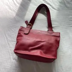 VINTAGE OLD COACH レザートートバッグ