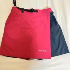 【美品】モンベル ストレッチO.D.ラップショーツ キュロット スカート S