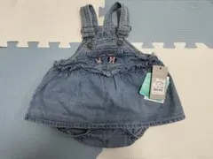 デニム サロペット風ロンパース 70cm
