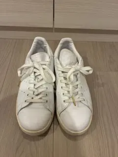 adidas STAN SMITH ホワイト ゴールド スニーカー23.5cm