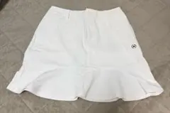 スカート　ゴルフウェア　白　レディース