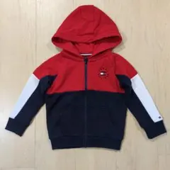 TOMMY HILFIGER ジップアップ裏起毛パーカー　サイズ92