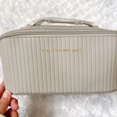 Newsee 化粧ポーチ 大容量化粧ポーチ 旅行化粧ポーチ 化粧品整理 グレー