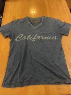 R.H. VINTAGE ロンハーマン　VネックT 藍染 インディゴ S