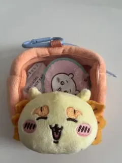 ちいかわ 窓付きおかおミニポーチ シーサー クリア窓付き 小物入れのサムネイル