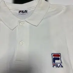 FILA ホワイト ポロシャツ Lサイズのサムネイル