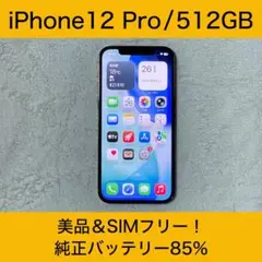 ⚠️ 【美品！】 iPhone12 Pro/512GB/SIMフリー/グラファイト