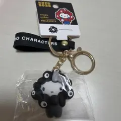 キティ　ミャクミャク なりきり　立体マスコットキーホルダー　黒　サンリオ