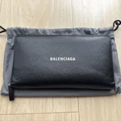 BALENCIAGA ブラックレザー 長財布