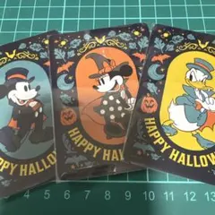 ディズニーストア ハロウィンカード じゃんけんカード3種