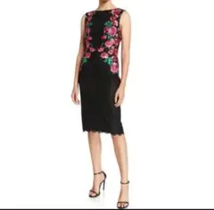 【極美品 未使用:定価10万】タグ付SHOJI TADASHI ドレス セール！【真矢みきさん着用】Tadashi Shoji タダシショージ