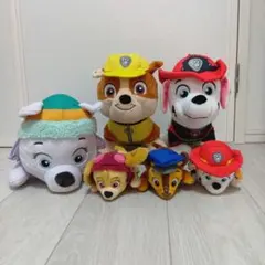 パウ・パトロール ぬいぐるみ 6体セット